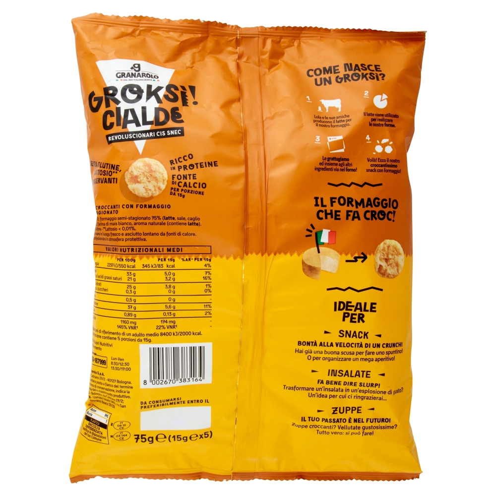 Groksì! Cialde Gusto Classico 5 x 15 g