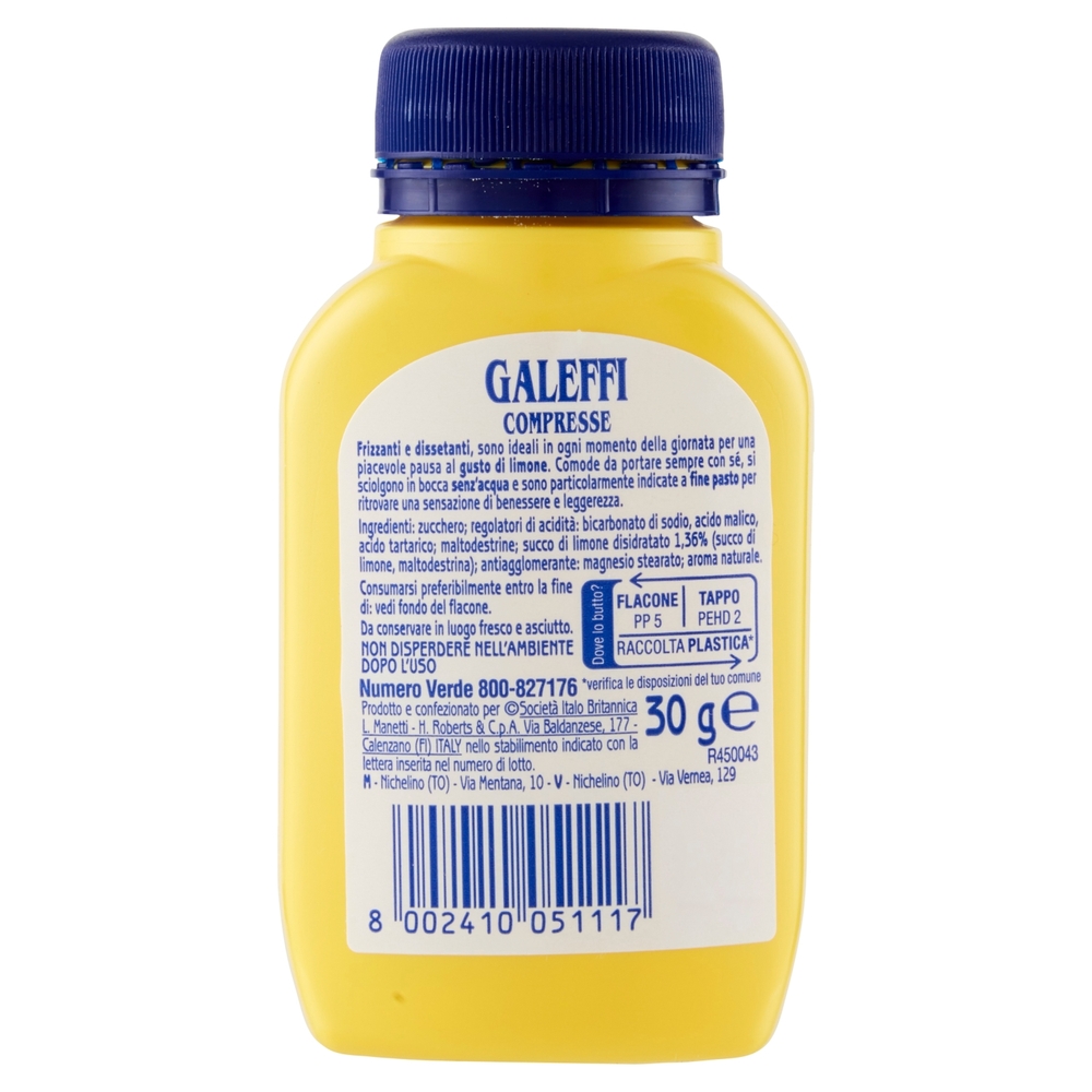 Galeffi Compresse Digestive e Dissetanti 30 g
