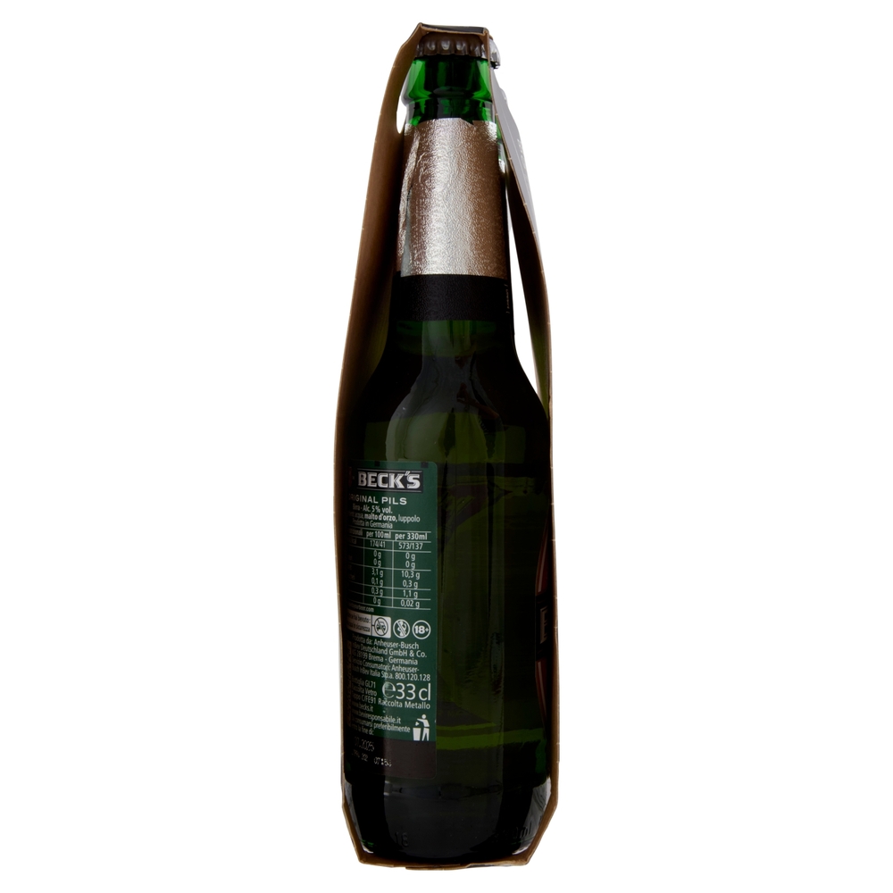 BECK'S Birra pilsner tedesca bottiglia 3x33cl