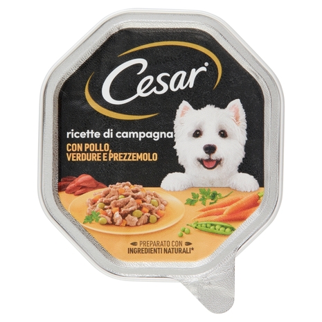 Cesar ricette di campagna con Pollo, Verdurine e Prezzemolo 150 g