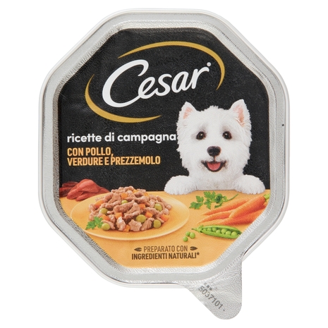Cesar ricette di campagna con Pollo, Verdurine e Prezzemolo 150 g