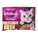Whiskas Pure Delight Tenere Delicatezze in gelatina con pollo, con tacchino 4 x 85 g