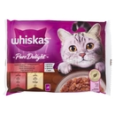 Whiskas Pure Delight Succulenti Straccetti in gelatina con manzo, con pollo 4 x 85 g