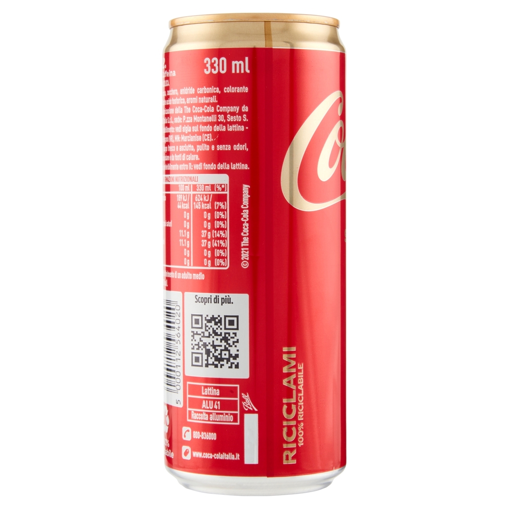 COCA-COLA Senza Caffeina Lattina 330 ml