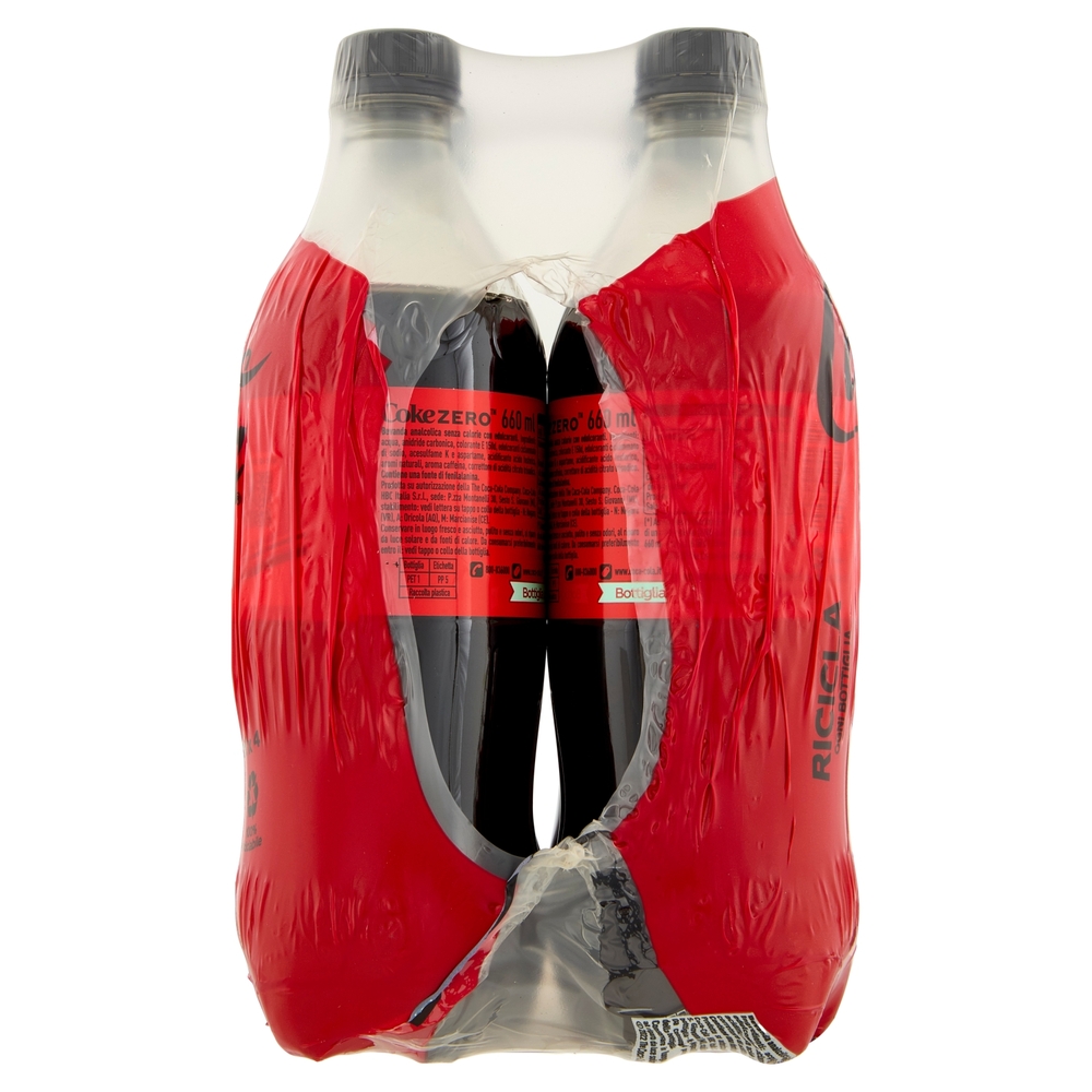 COCA-COLA Zero Zuccheri PET 4 x 660 ml