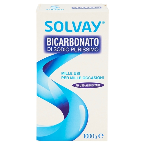 Solvay Bicarbonato di Sodio Purissimo 1000 g