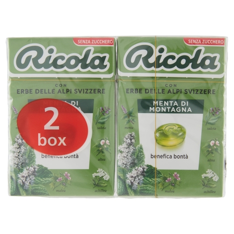 Ricola Menta di Montagna 2 x 50 g