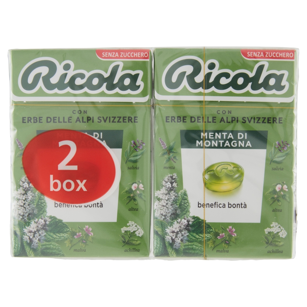 Ricola Menta di Montagna 2 x 50 g