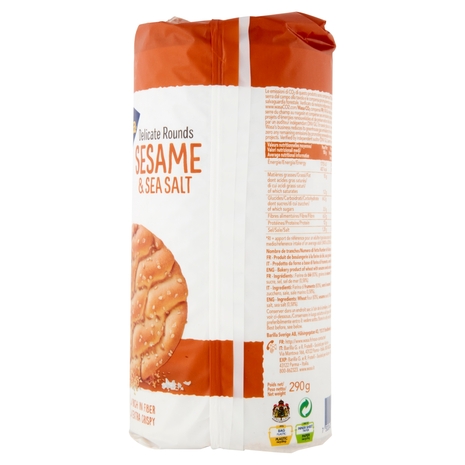 Wasa Runda Sesam & Seasalt Cracker con Semi di Sesamo 290g