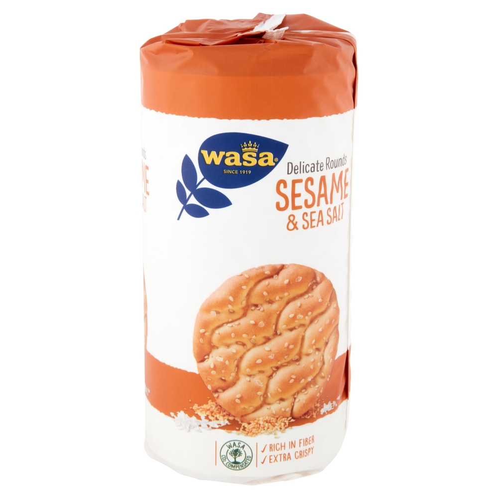 Wasa Runda Sesam & Seasalt Cracker con Semi di Sesamo 290g