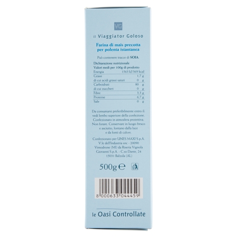 LA FARINA di Mais Precotta per Polenta Istantanea il Viaggiator Goloso