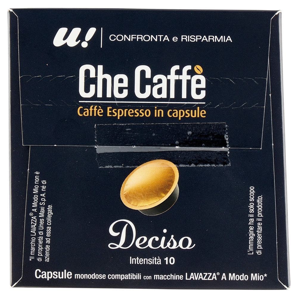 16 Capsule Che Caffè Deciso Lavazza A Modo Mio U! Confronta e Risparmia