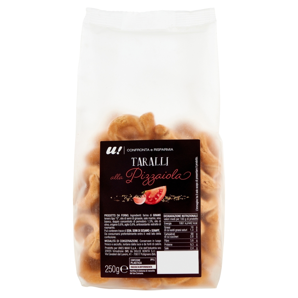 Taralli alla Pizzaiola U! Confronta e Risparmia