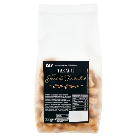 Taralli con Semi di Finocchio U! Confronta e Risparmia