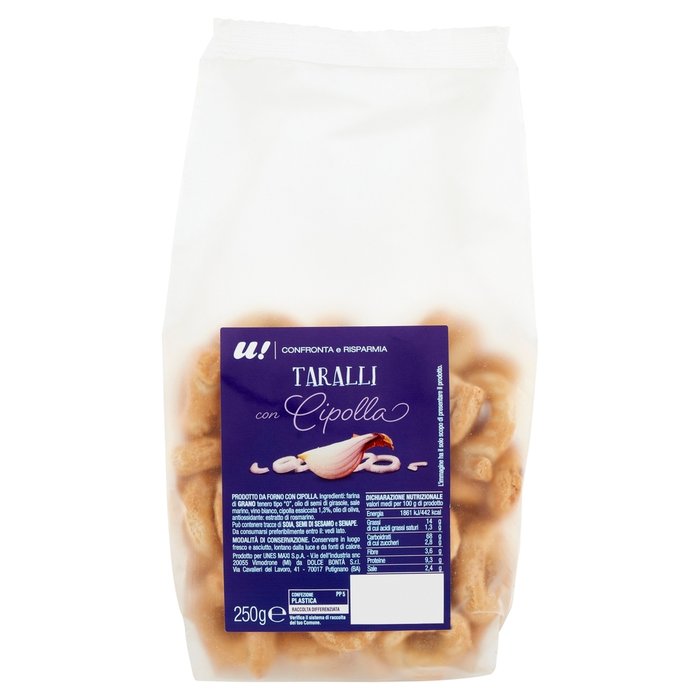 Taralli con Cipolla U! Confronta e Risparmia