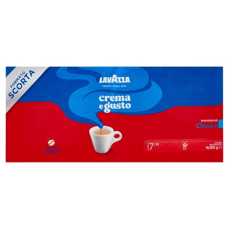 Lavazza crema e gusto Classico Caffè Macinato 4 x 250 g