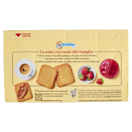 Mulino Bianco Fette Biscottate Dorate 630g