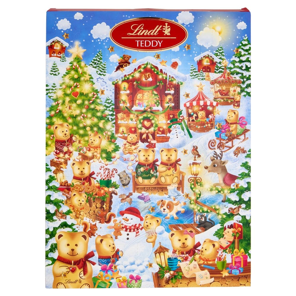 Lindt Calendario avvento Orsetto Natale 170 g