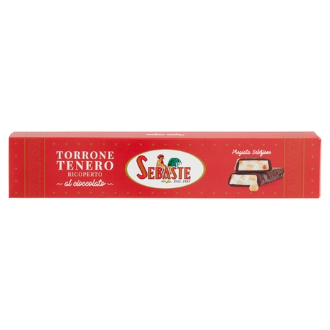 Sebaste Pregiata Selezione Torrone Tenero Ricoperto al cioccolato 90 g