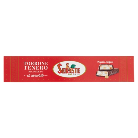 Sebaste Pregiata Selezione Torrone Tenero Ricoperto al cioccolato 90 g