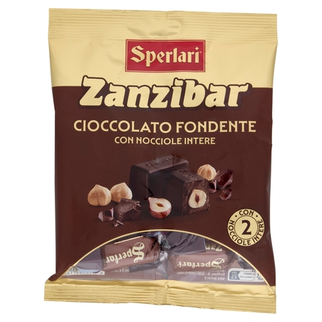 Sperlari Zanzibar Cioccolato Fondente con Nocciole Intere 117 g
