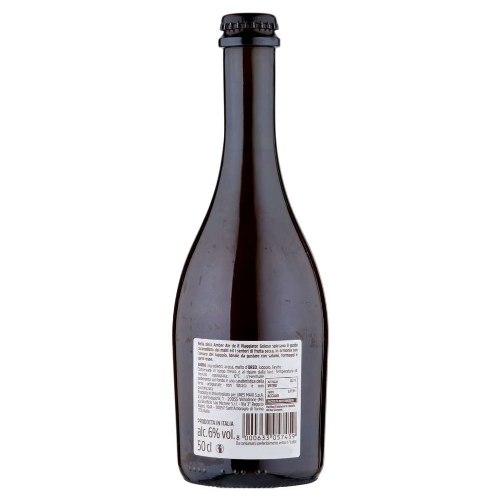 Birra Artigianale Amber Ale Il Viaggiator Goloso