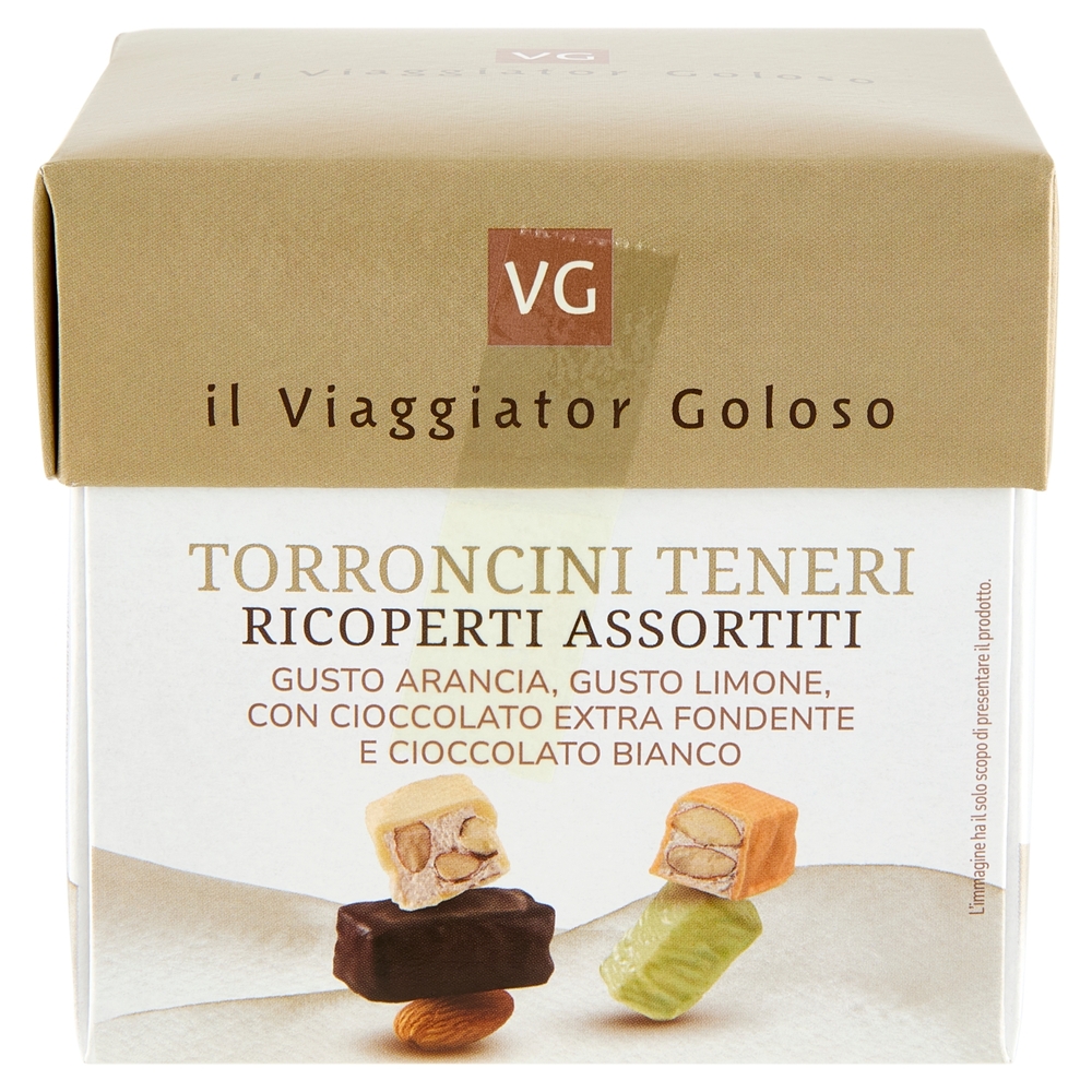 TORRONCINI TENERI RICOPERTI ASSORTITI il Viaggiator Goloso
