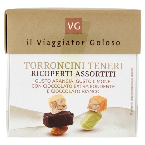 TORRONCINI TENERI RICOPERTI ASSORTITI il Viaggiator Goloso