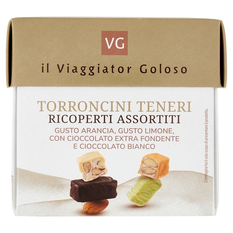 TORRONCINI TENERI RICOPERTI ASSORTITI il Viaggiator Goloso