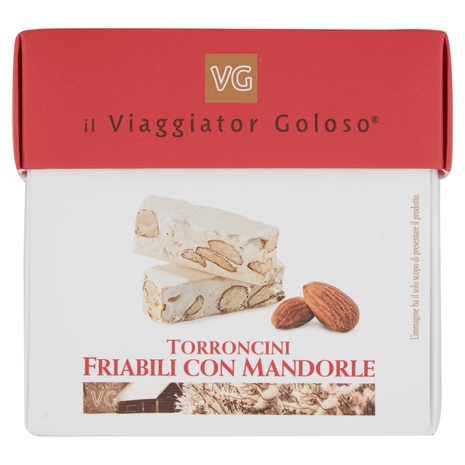 TORRONCINI FRIABILI CON MANDORLE il Viaggiator Goloso