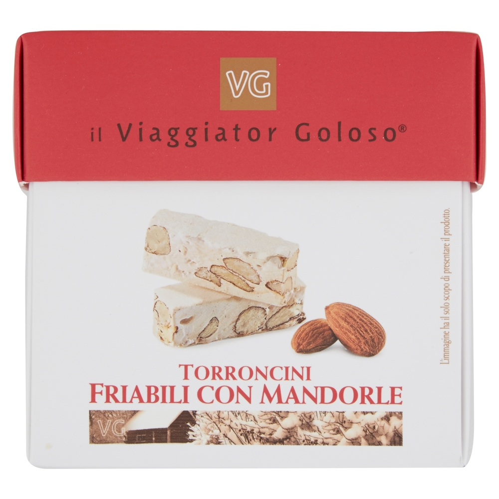 TORRONCINI FRIABILI CON MANDORLE il Viaggiator Goloso