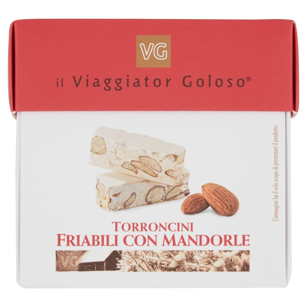 TORRONCINI FRIABILI CON MANDORLE il Viaggiator Goloso