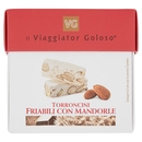 TORRONCINI FRIABILI CON MANDORLE il Viaggiator Goloso