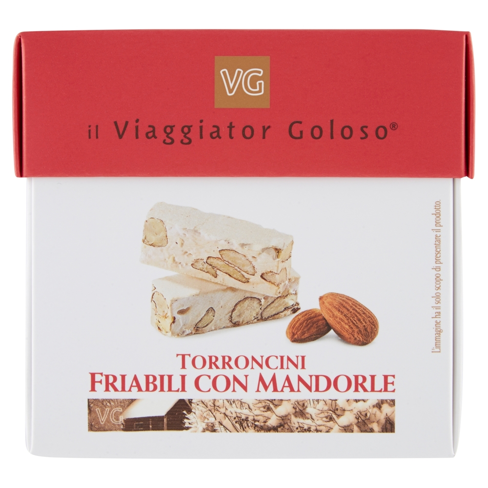 TORRONCINI FRIABILI CON MANDORLE il Viaggiator Goloso