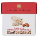 TORRONCINI FRIABILI CON MANDORLE il Viaggiator Goloso