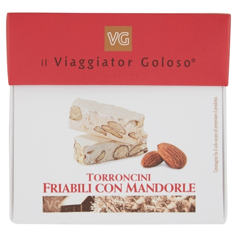 TORRONCINI FRIABILI CON MANDORLE il Viaggiator Goloso