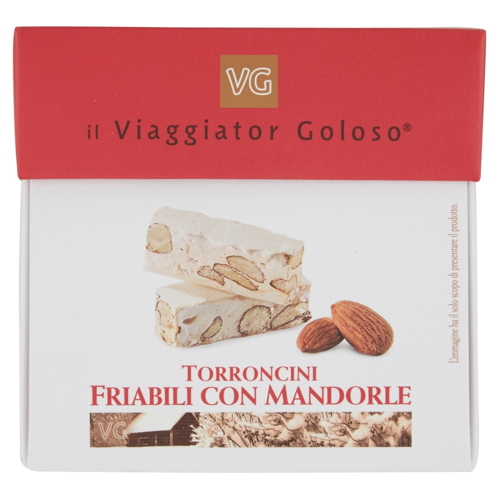 TORRONCINI FRIABILI CON MANDORLE il Viaggiator Goloso