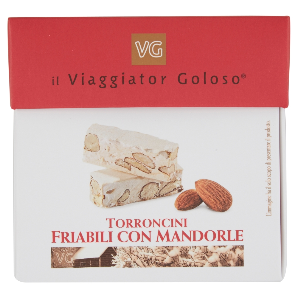 TORRONCINI FRIABILI CON MANDORLE il Viaggiator Goloso