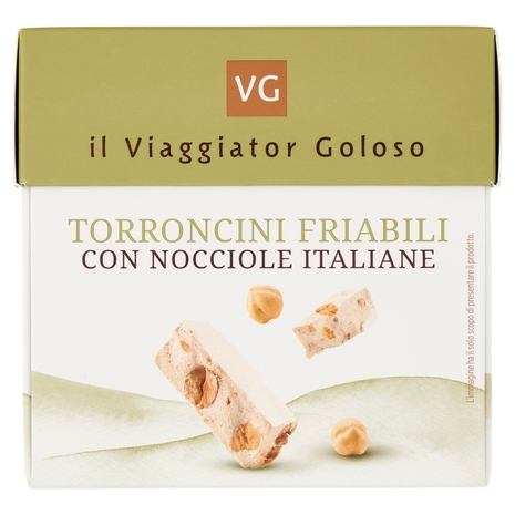 Torroncini Friabili con Nocciole Il Viaggiator Goloso