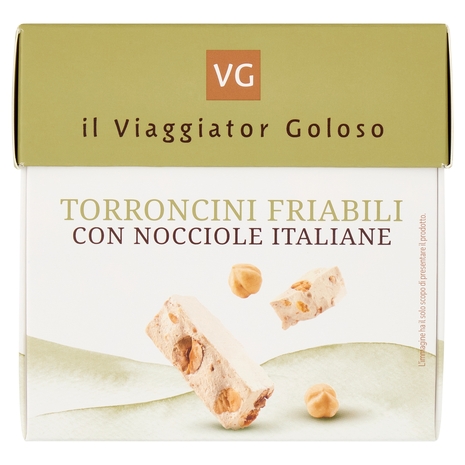 Torroncini Friabili con Nocciole Il Viaggiator Goloso