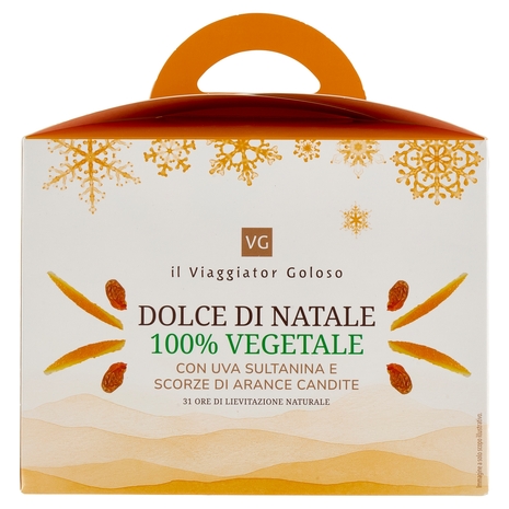 Dolce di Natale con Uvetta e Canditi 100% Vegetale Il Viaggiator Goloso