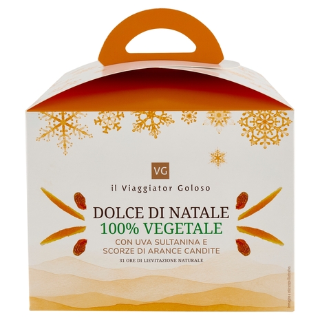 Dolce di Natale con Uvetta e Canditi 100% Vegetale Il Viaggiator Goloso