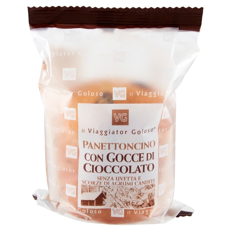 Panettoncino con Gocce di Cioccolato Il Viaggiator Goloso