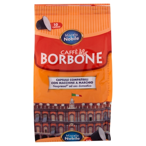 Caffè Borbone Miscela Nobile Capsule Compatibili Nespresso* 10 x 5 g