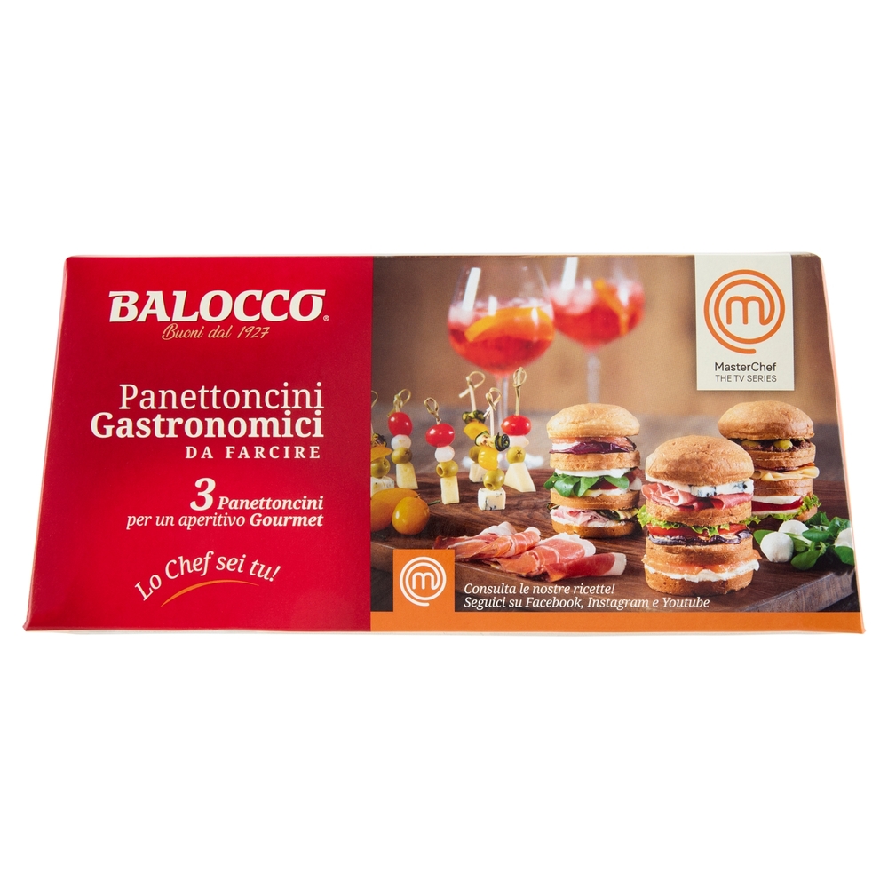 Balocco Panettoncini Gastronomici da Farcire Masterchef 3 x 80 g