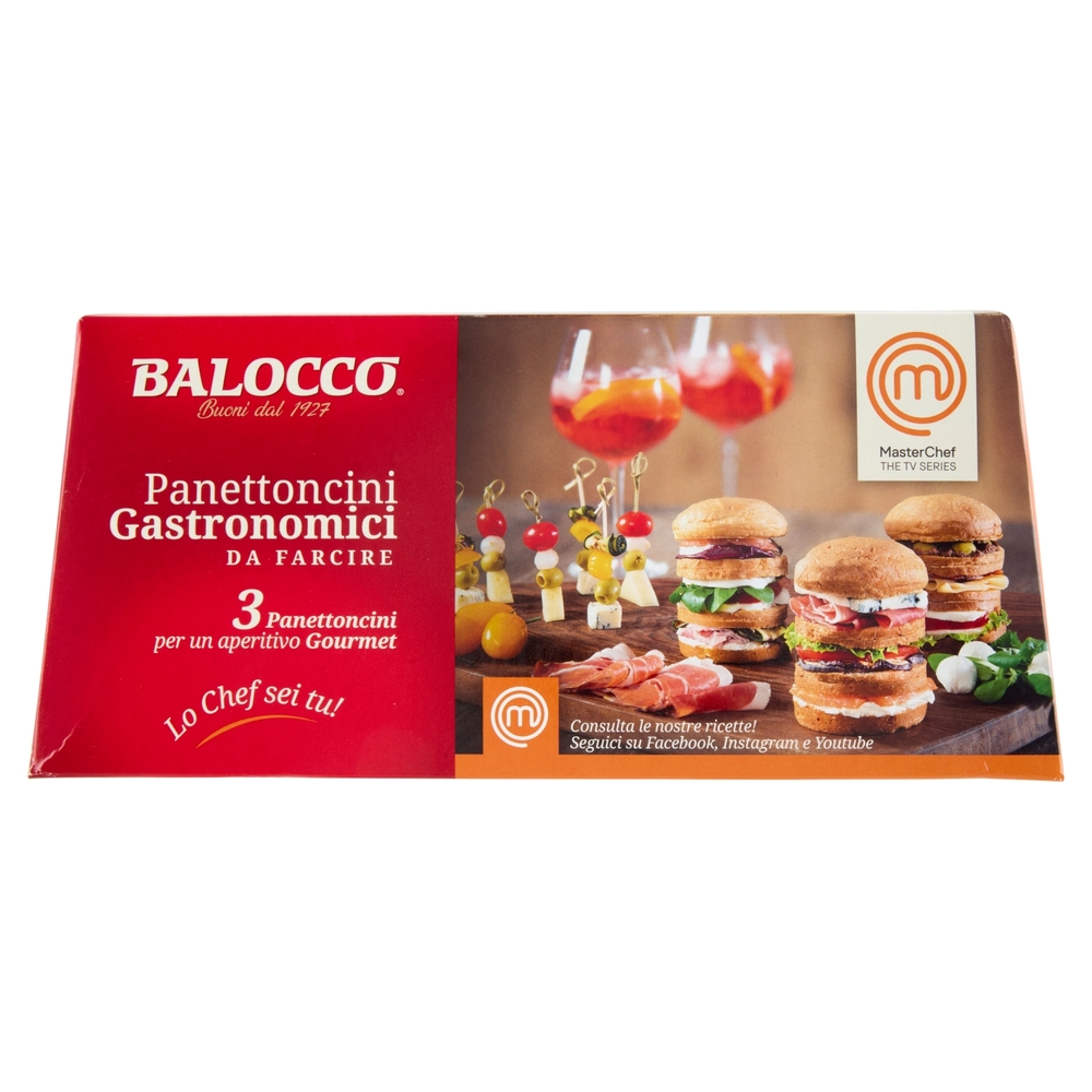Balocco Panettoncini Gastronomici da Farcire Masterchef 3 x 80 g