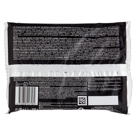 Sheba Selezione Cibo Umido Gatto in Salsa Selezione del Mare 4 x 85 g