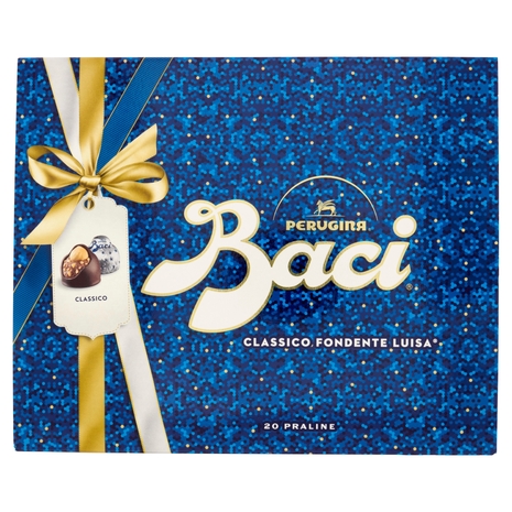 BACI PERUGINA Classico Cioccolatini ripieni al gianduia e nocciola intera Scatola Maiolica 250g