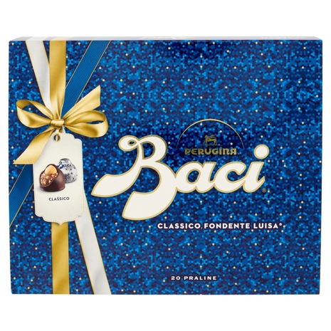 BACI PERUGINA Classico Cioccolatini ripieni al gianduia e nocciola intera Scatola Maiolica 250g