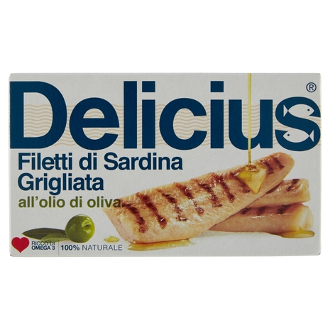 Delicius Filetti di Sardina Grigliata all'olio di oliva 90 g